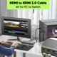 thumbnail image 2 of Cable HDMI UVOOI 1 ft 4K 18 Gbps Pack de 5 Macho a Macho, 2 of 3