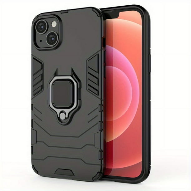 Shockproof Armor Case for iPhone: Protect Your Phone with Shockproof Coque Cover & Ring Holder Stand!