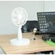 thumbnail image 4 of Ventilador Recargable Ajustable Blanco Grande blanco, 4 of 5