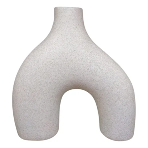 Genérico - Florero Vintage Cerámica Moderno Blanco