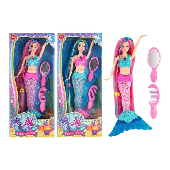 muneca sirena con accesorios luces y sonidos en ca