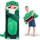 thumbnail image 1 of Saco de dormir iPlay iLearn Kids con forma de dinosaurio para niños de 1 a 8 años, 1 of 7