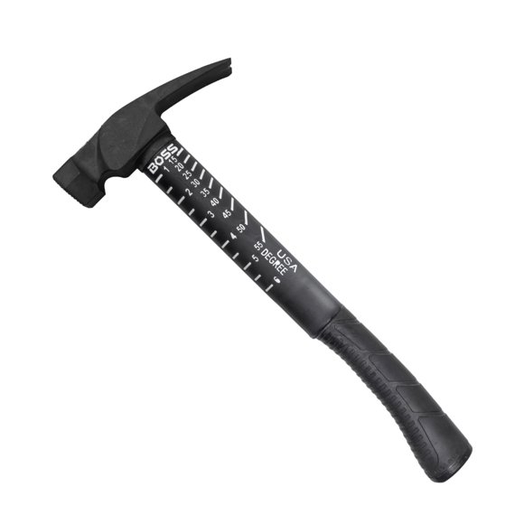 Martillo Boss 450 g de acero 4340 con mango de fibra de vidrio