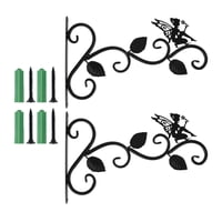 Ioensy - 2 Cestas Colgantes Para Colgar En La Pared, Colgador De Plantas Con Ganchos, Hada Silenciosa De 3 Hojas