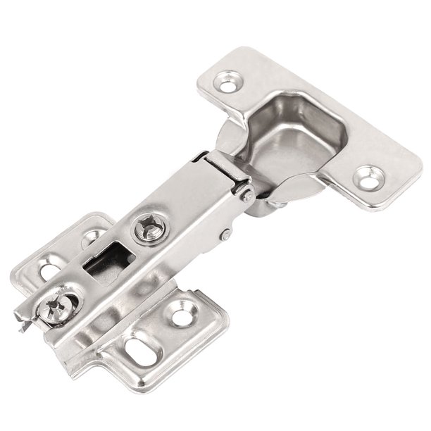 Uxcell 35mm Diámetro de Copa Montura de Marco Bisagra de Mueble de Superposición Completa con Cierre Suave