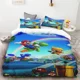 thumbnail image 1 of Duvet Cover Cartoon Mario Cute Single Double Size Children Adult Bedroom Decoration Gift Three-piece Set Soft and Comfortable Bed Sheets, 1 of 5