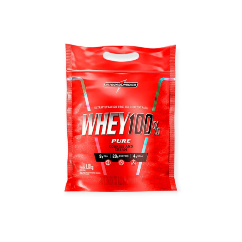 Integralmedica - Proteina Whey 100% Pure 4 Libras Cookies And Cream -
