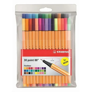 Stabilo Point 88 Pluma Estilográficas Coleccion 30-Color