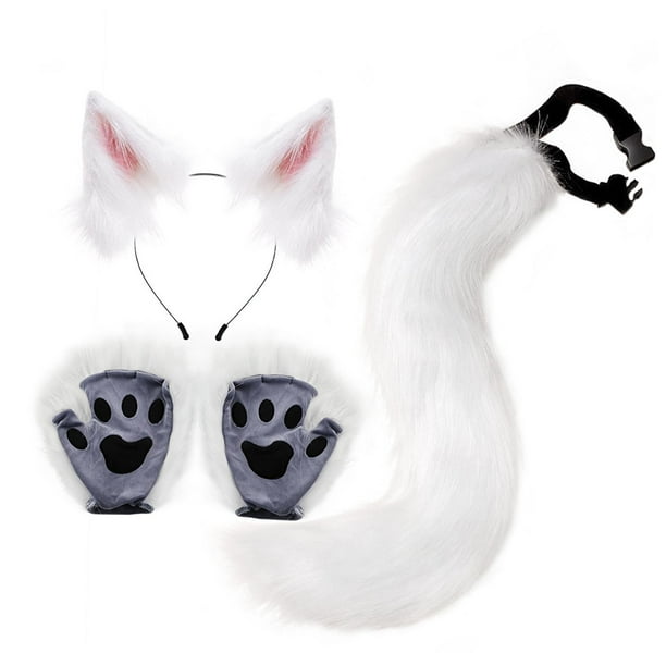 Orejas Buzos De Gatos Para Mujer Disfraz De Gato Animal Cosplay