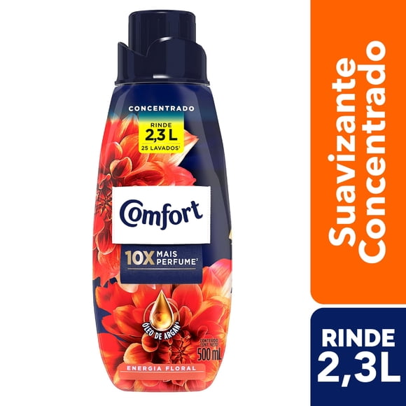 Suavizante Líquido Concentrado Energia Floral Botella, 500 ml