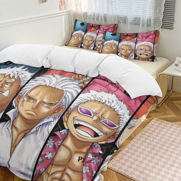 Seraphim Bed Duvet Cover Funny Anime Cartoon Bedding Sets Lightweight 3 Piece Comforter Sets