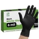 thumbnail image 1 of Guantes desechables, paquete cómodo, 100 unidades, nitrilo negro M, 1 of 7