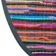thumbnail image 2 of Alfombra redonda de trapos DII Chindi multicolor 91 cm de algodón, 2 of 7