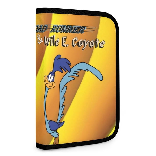 Wile E. Coyote y el Correcaminos Bolsa de Almacenamiento Plegable Portátil con Compartimentos, Organizador de Herramientas Multi-Bolsillo, Uso Dual Viaje y Hogar 26.5*17.8cm