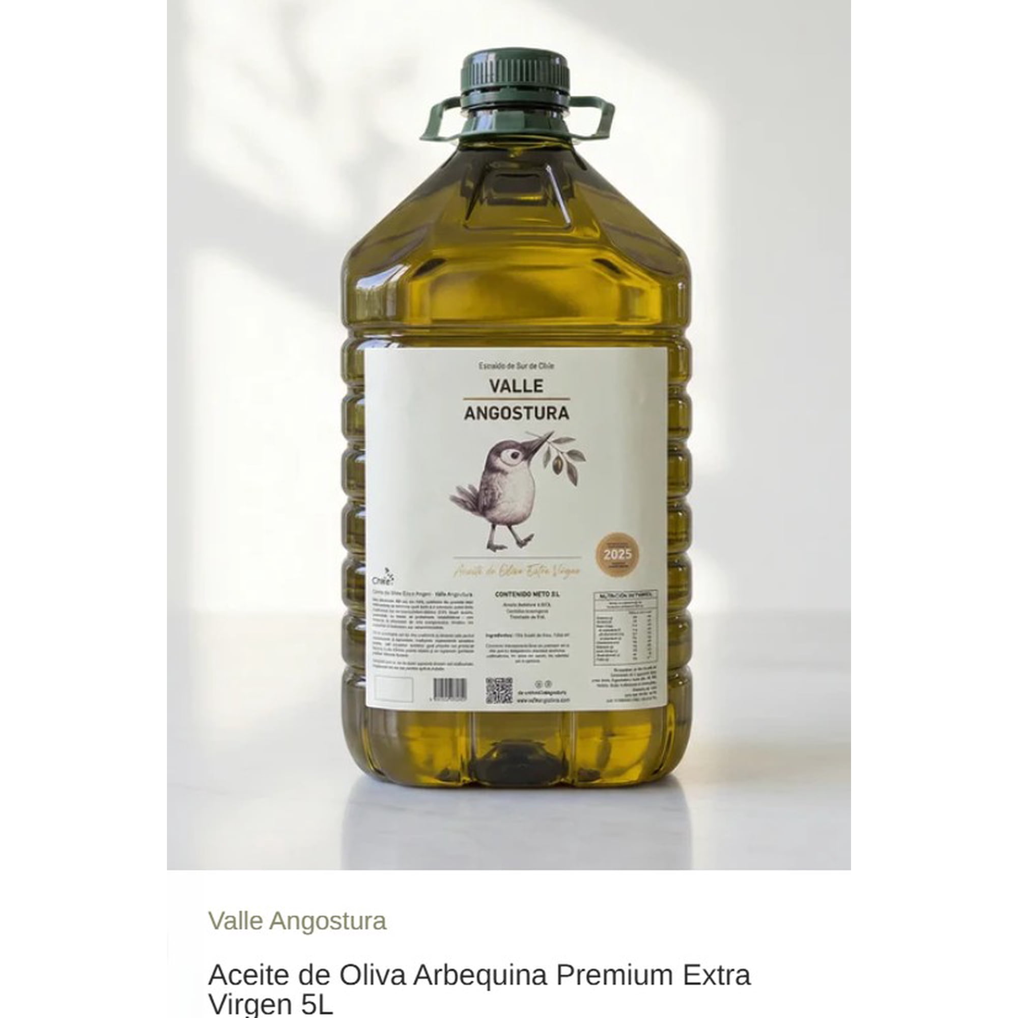 Valle Angostura - Aceite De Oliva Extra Virgen