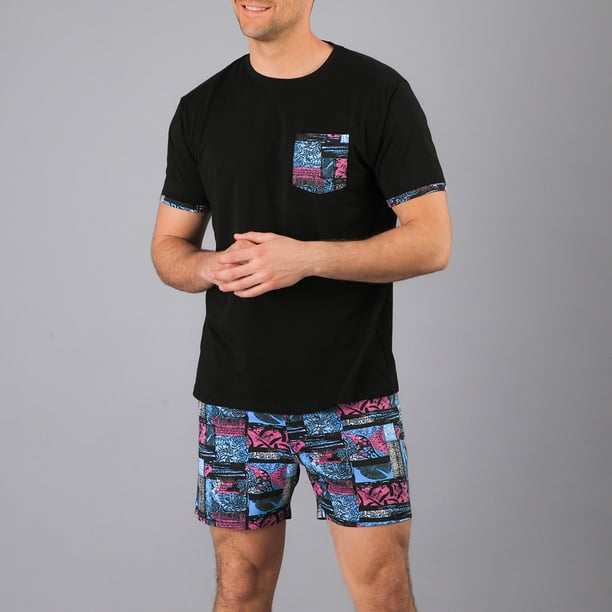 Pijama Fls Manga Corta Y Short Flores Hombre 33885-171