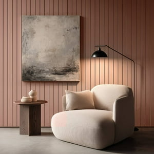 Masisa - Revestimiento Micro Ripado 68 Terracota Pigmentado 2480X218Mm