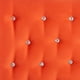thumbnail image 4 of Respaldo Cama Diamond King Felpa Naranja, 4 of 4