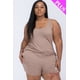 thumbnail image 1 of Cómodo Conjunto de Camiseta sin Mangas y Shorts en Talla Grande, 1 of 12