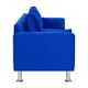 thumbnail image 3 of Sofa Sky 3c Felpa 12 Azul Rey, 3 of 5