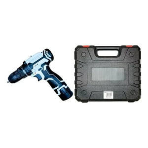 Importclick - Maleta Kit Taladro Set Atornillador 12 V + 2 Baterías Ion