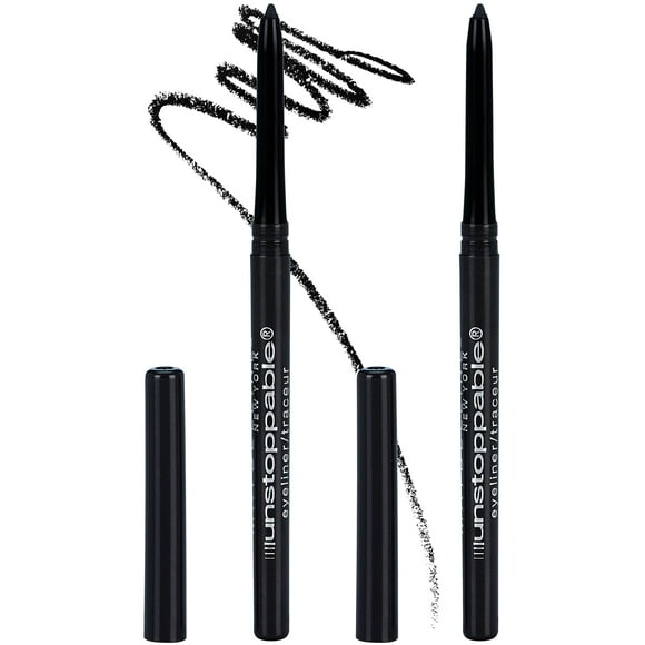 Delineador de ojos Maybelline Unstoppable Waterproof Black Onyx (2 unidades)