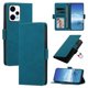 thumbnail image 1 of Funda Billetera Delgada para Xiaomi POCO F5 con Ranuras y Soporte Azul lago, 1 of 6