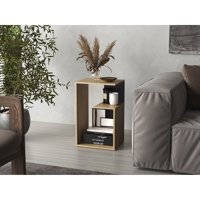 Tuhome - Mesa Lateral Everett 63,4X39,8X30 Cm Fresno Y Wengue