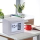 thumbnail image 4 of Caja fuerte de acero con teclado digital blanca, 4 of 5