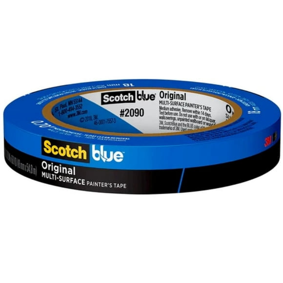 Cinta Tela Pintor Masking Tape Blue 24mmx54.8m 2090 Scotch 3M