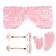thumbnail image 1 of Natural Rose Quartz Gouache Scraper For Face Jade Roller Gua Sha Massage Face Roller Eye Sleeping Mask Anti Wrinkle Beauty Tools, 1 of 3