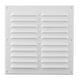 thumbnail image 1 of Celosía Ventilación Pvc Plana 30x30cm Blanco 50un Dvp, 1 of 3
