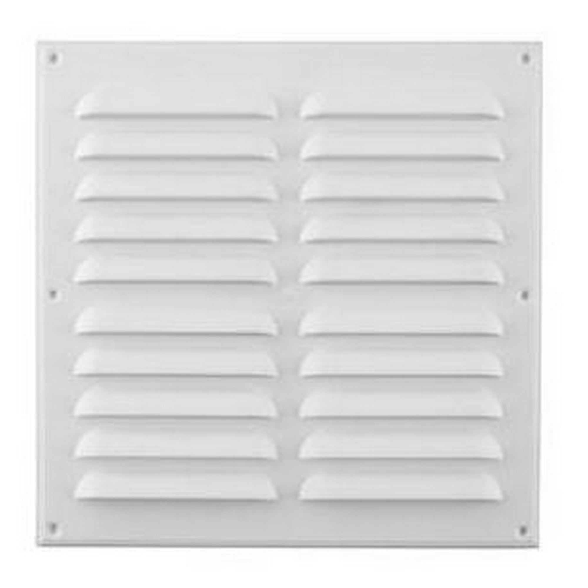 Celosía Ventilación Pvc Plana 30x30cm Blanco 50un Dvp