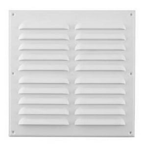 Celosía Ventilación Pvc Plana 30X30Cm Blanco 50Un Dvp