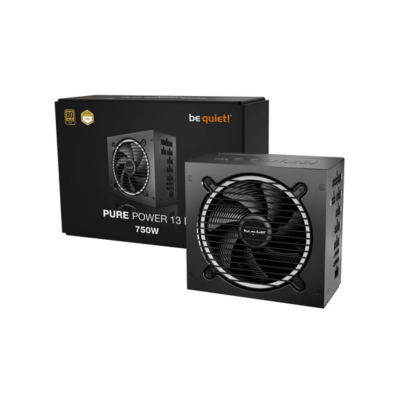 Fuente de Poder Be Quiet! PURE POWER 13 M 750W, Full Modular, 80 PLUS Gold, ATX 3.1, PCIe 5.1