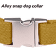 thumbnail image 4 of Collar para perro con lazo - Colores sólidos, pajarita marinera, collar ajustable para perros pequeños, medianos y grandes con hebilla de metal dorado, 4 of 5