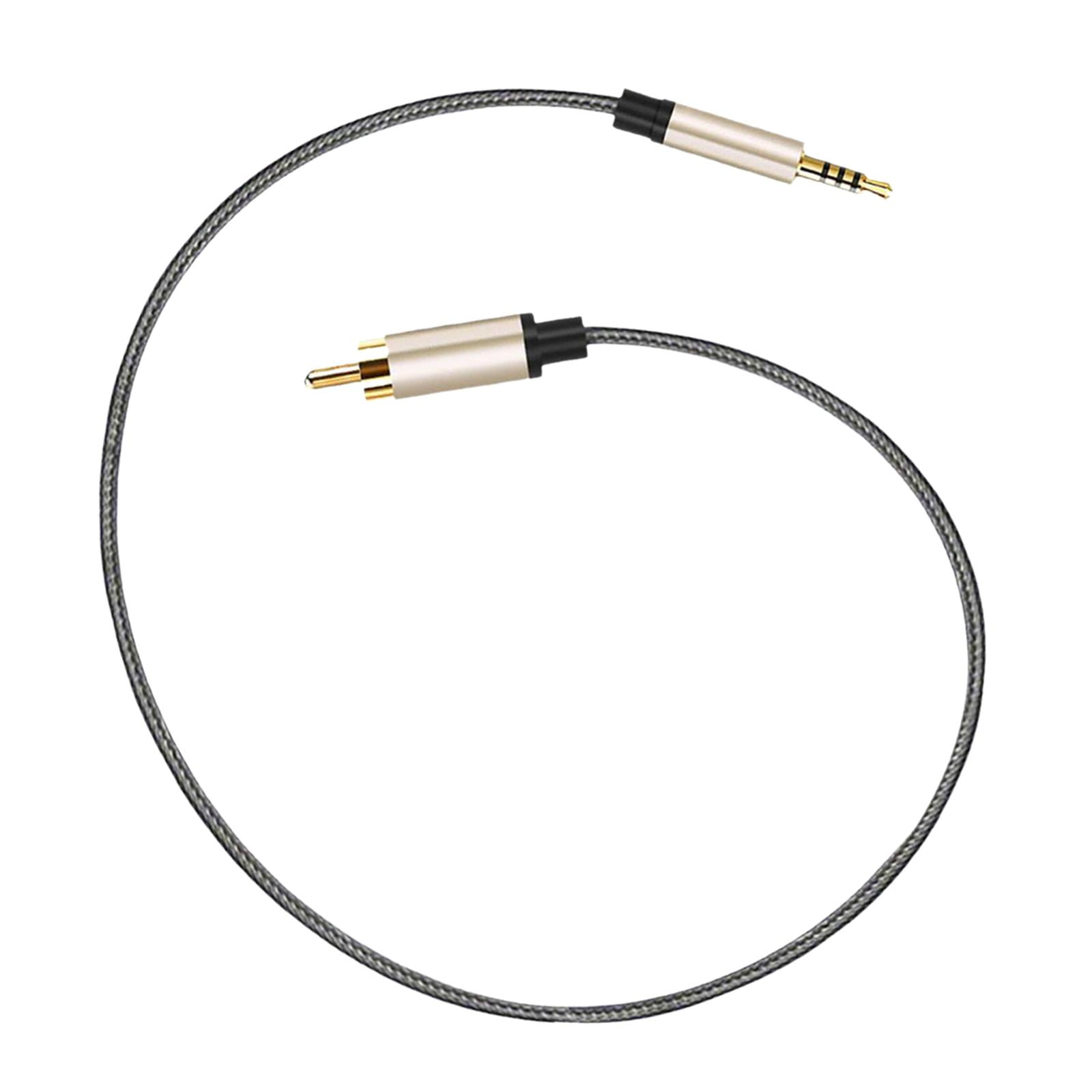 Bothyi - Cable De Audio 3 5mm A Adaptador Rca Nylon Trenzado Para Tablet Altavoz 2m