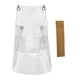 thumbnail image 3 of Delantal Impermeable Transparente Ajustable Resistente Al Aceite Para Limpieza De Pescado Amarillo, 3 of 4