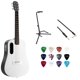 thumbnail image 1 of Funda para guitarra LAVA ME PLAY 36 Lite, color blanco Nightfall Frost, con soporte, 1 of 9