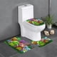 thumbnail image 1 of Wonderoos Juego de 3 alfombras de baño de coral fleece: tapete de baño + alfombra de inodoro en forma de U + funda de tapa de inodoro en forma de O, 1 of 6