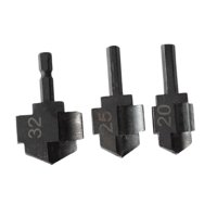 Ioensy - 3X Broca Escalonada De Elevación Ppr, Repuesto Profesional De Broca Escariadora De Metal