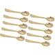 thumbnail image 2 of Vajilla Resistente Para Postres, Fiestas, Bodas, 10 Cucharas Doradas, 2 of 5