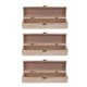 thumbnail image 1 of 3Pcs Rectángulo Liso Caja De Madera Caja De Almacenamiento De Joyería Caja Con Cierre De Bloqueo, 1 of 5