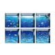 thumbnail image 3 of 6 unids 13x13cm efecto 3d antideslizante impermeable bañera pegatina peces, 3 of 3