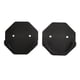 thumbnail image 2 of Soporte Adhesivo Para Barra De Cortina De Ducha Para El Armario Del Hogar Hotel Hexagon Black, 2 of 6