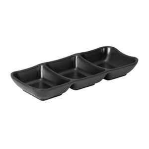 Oem - Bandeja Salsas Aperitivos 3 Divisiones Menaje De Mesa Abs