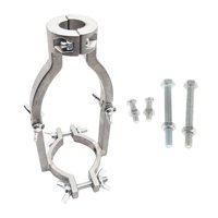 Ioensy - Adaptador De Broca Para Agujeros Cuadrados, Resistente, Accesorio Para Máquina Perforadora, Prensa De Taladro Plateada Con 4 Piezas