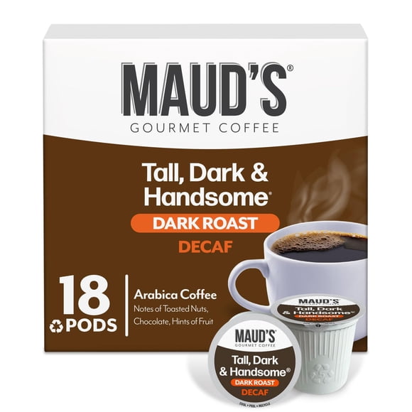 Cápsulas De Café Tall Dark Handsome Descafeinado 18 Unidades