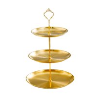 Bothyi - Soporte De Exhibición Para Pasteles, Elegante Plato De Fruta, Soporte Para Magdalenas Para Dulces, Pasteles De Boda, 3 Niveles