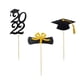 thumbnail image 3 of 2022 Graduation Cake Toppers Con Diploma, 2022, Grad Hat Para University Gold Black, 3 of 5